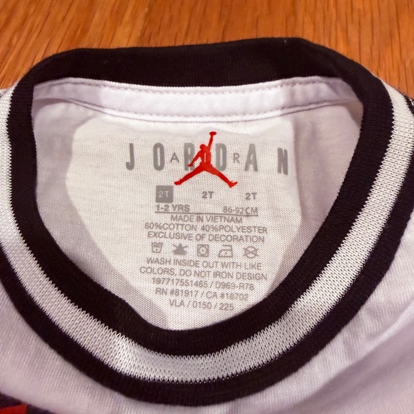 Nike Jordan Brand Toddlers Shirt Size 2T - Picture 4 of 4